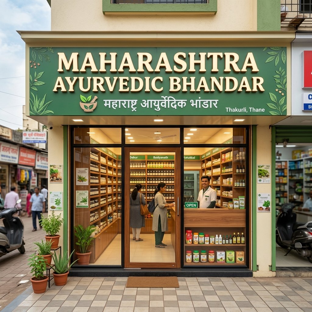 Maharashtra Ayurvedic Bhandar Storefront